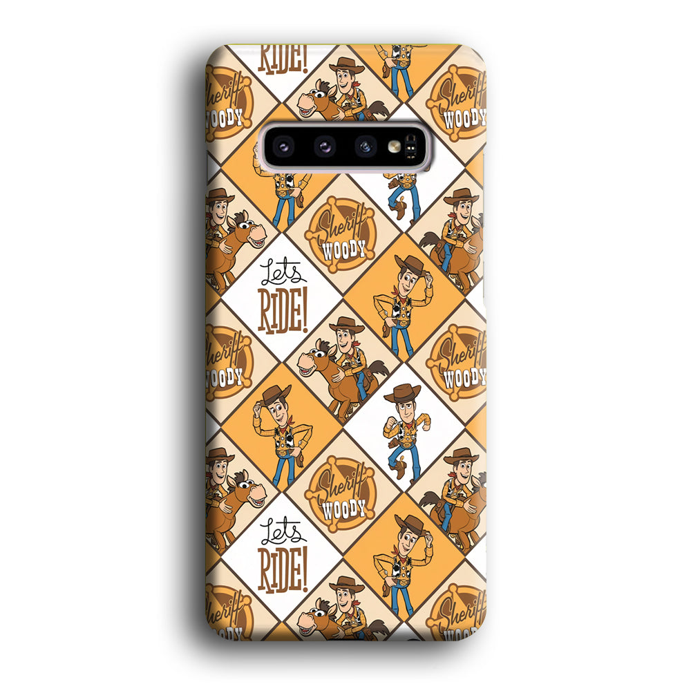 Toy Story Sheriff Woody Samsung Galaxy S10 Case