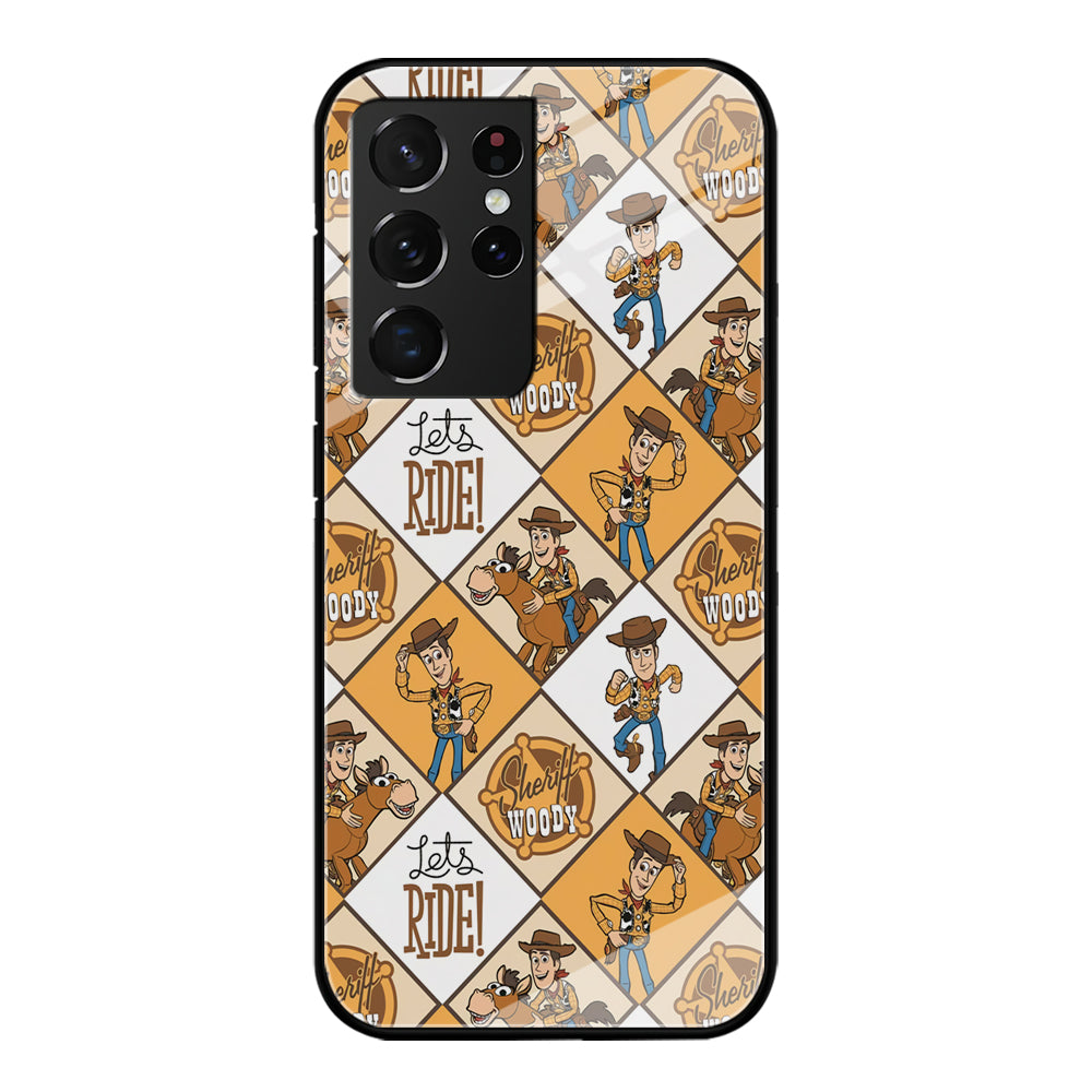 Toy Story Sheriff Woody Samsung Galaxy S21 Ultra Case