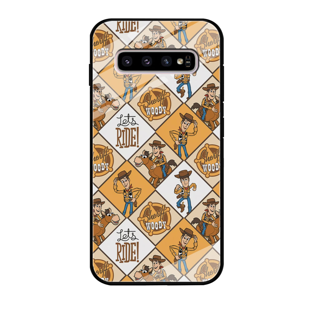 Toy Story Sheriff Woody Samsung Galaxy S10 Case