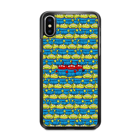 Toy Story Green Alien Populace iPhone X Case