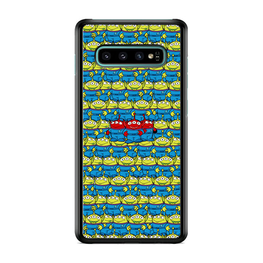 Toy Story Green Alien Populace Samsung Galaxy S10 Plus Case