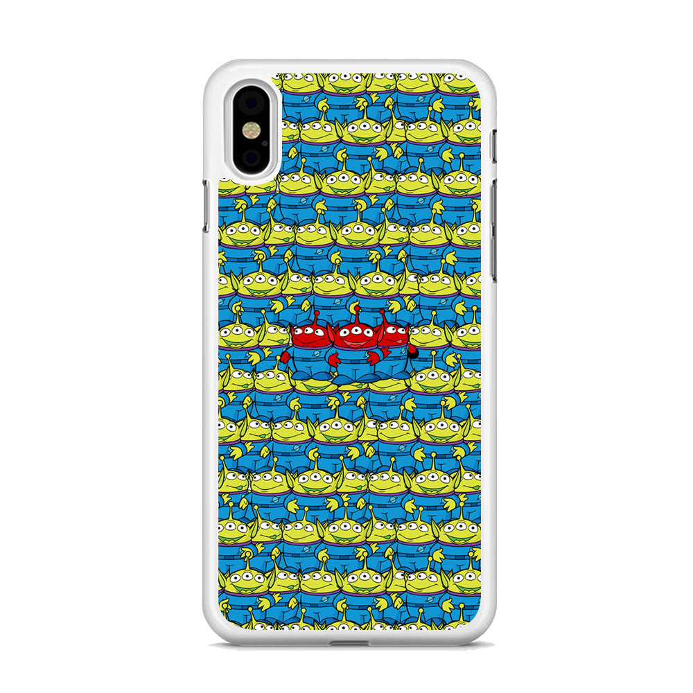 Toy Story Green Alien Populace iPhone X Case