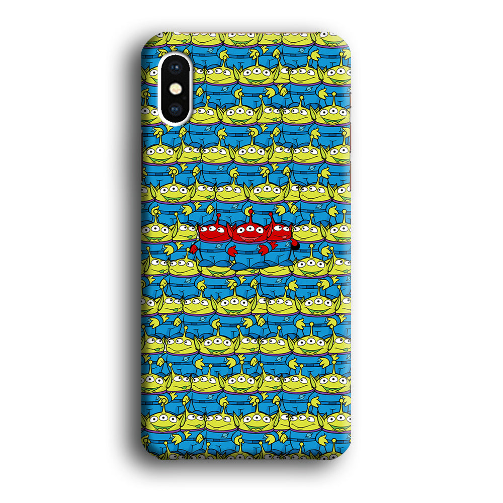 Toy Story Green Alien Populace iPhone X Case