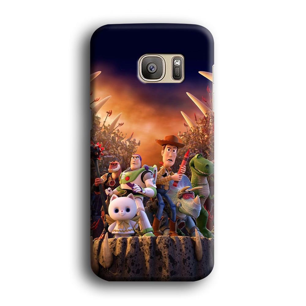 Toy Story The Time Forgot Wallpaper Samsung Galaxy S7 Edge Case