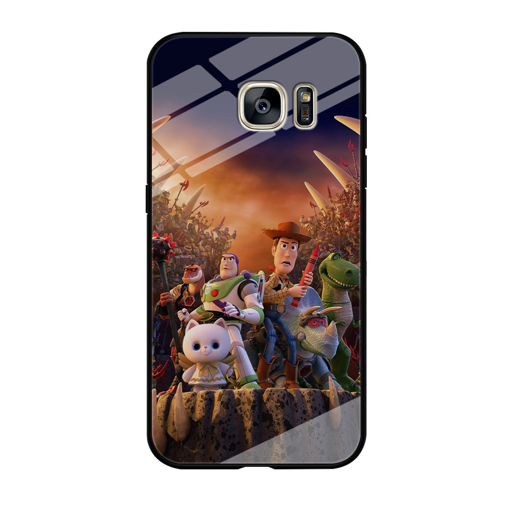 Toy Story The Time Forgot Wallpaper Samsung Galaxy S7 Edge Case