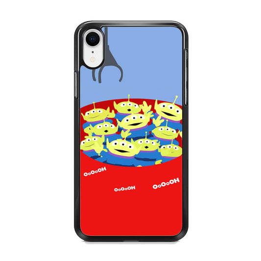 Toy Strory Geen Alien Happy With Claw Toy iPhone XR Case