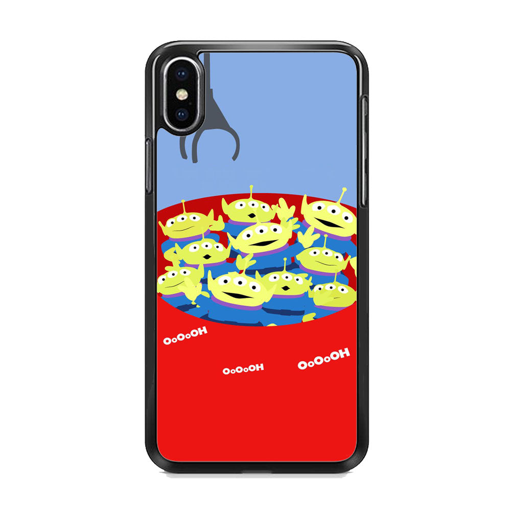 Toy Strory Geen Alien Happy With Claw Toy iPhone X Case