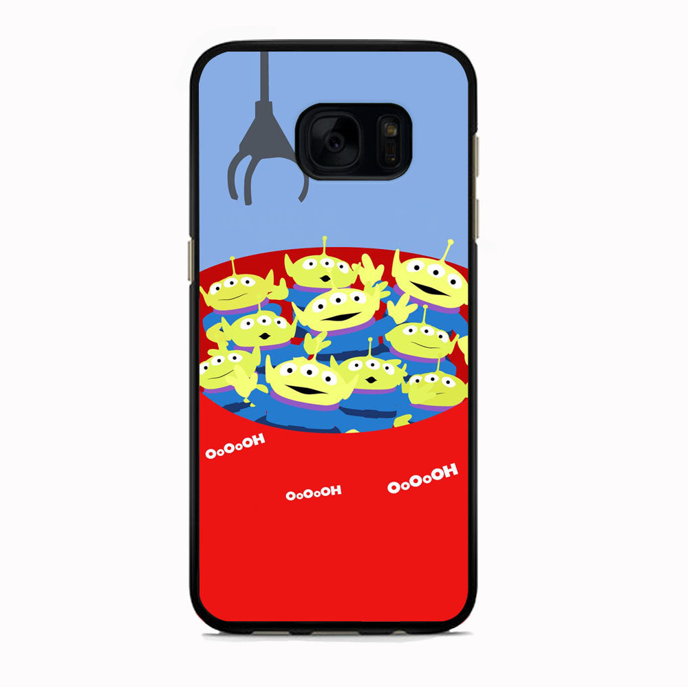 Toy Strory Geen Alien Happy With Claw Toy Samsung Galaxy S7 Edge Case
