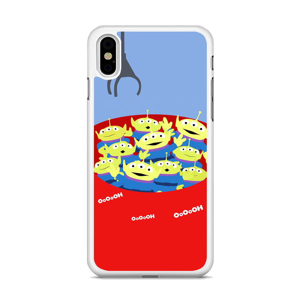 Toy Strory Geen Alien Happy With Claw Toy iPhone XS MAX Case