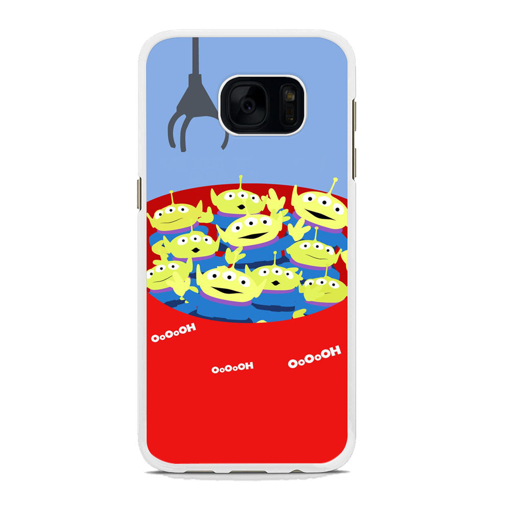 Toy Strory Geen Alien Happy With Claw Toy Samsung Galaxy S7 Edge Case