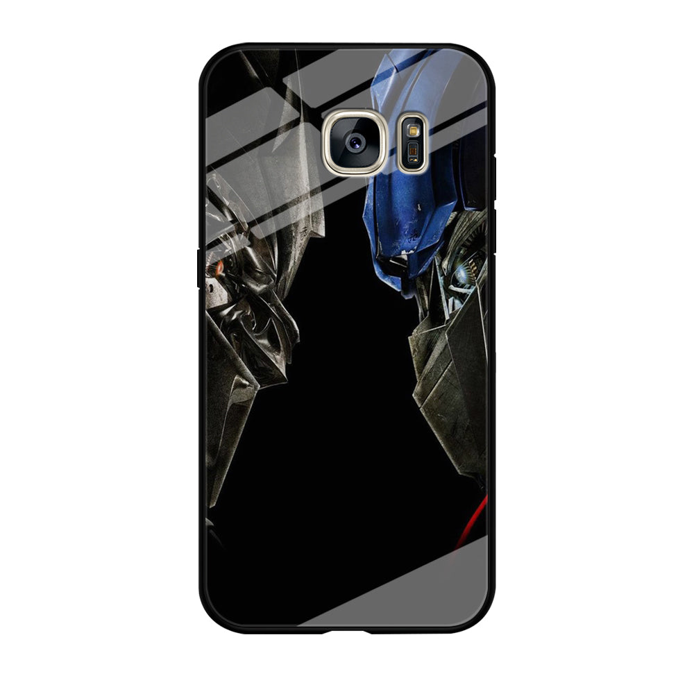 Transformers Battle Classic Samsung Galaxy S7 Case Tempered Glass Case