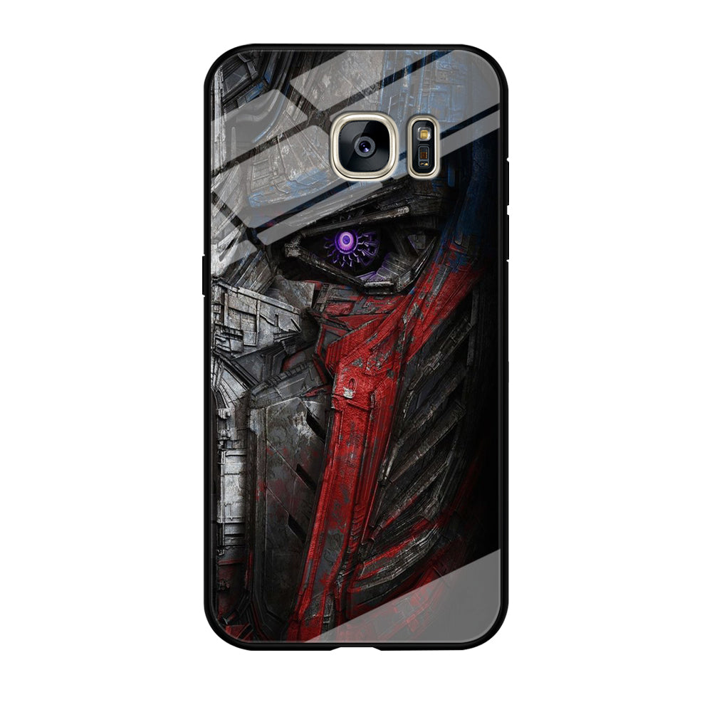 Transformers Optimus Half Prime Samsung Galaxy S7 Case Tempered Glass Case