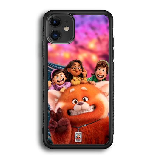 Turning Red Selfie iPhone 12 Case