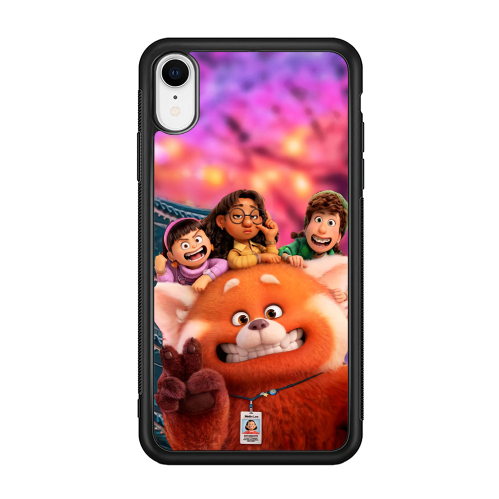 Turning Red Selfie iPhone XR Case