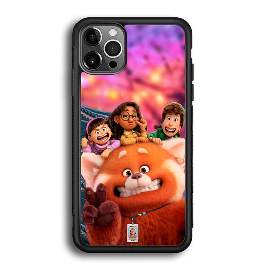 Turning Red Selfie iPhone 12 Pro Case