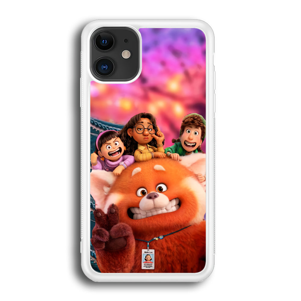 Turning Red Selfie iPhone 12 Case