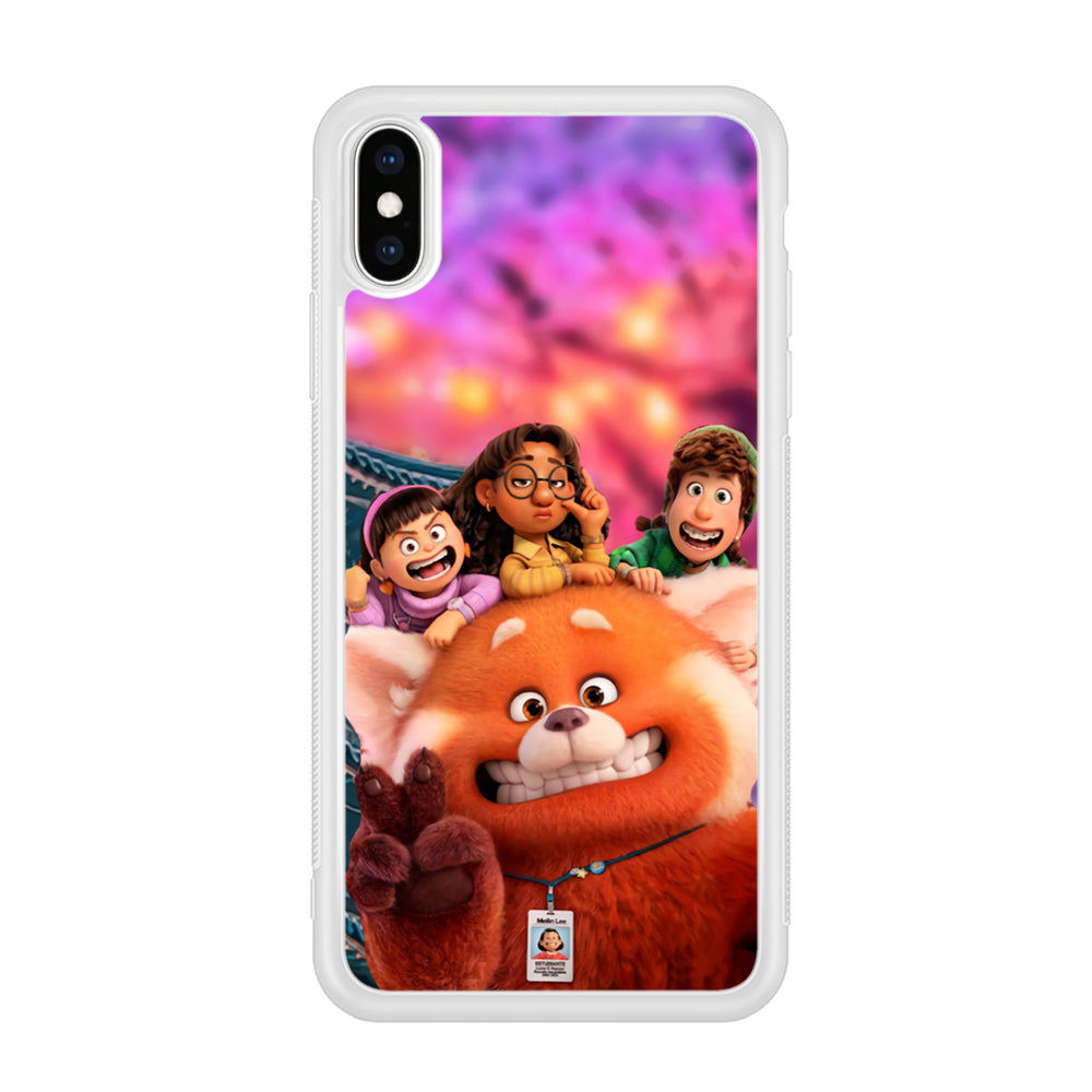 Turning Red Selfie iPhone X Case