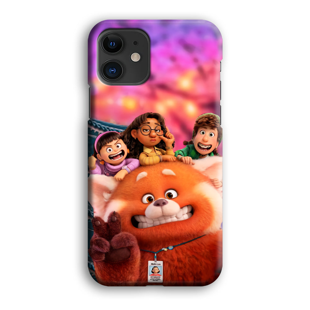 Turning Red Selfie iPhone 12 Case