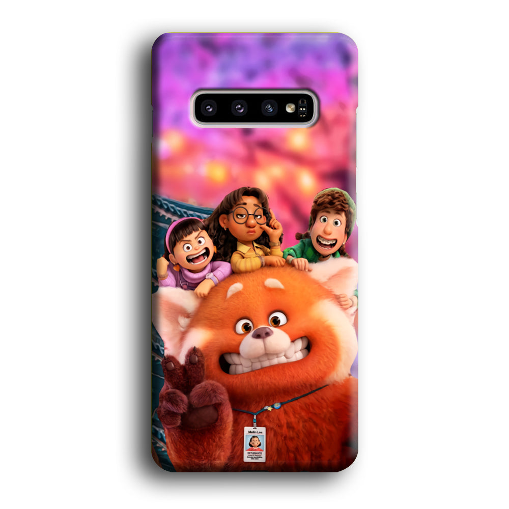 Turning Red Selfie Samsung Galaxy S10 Case