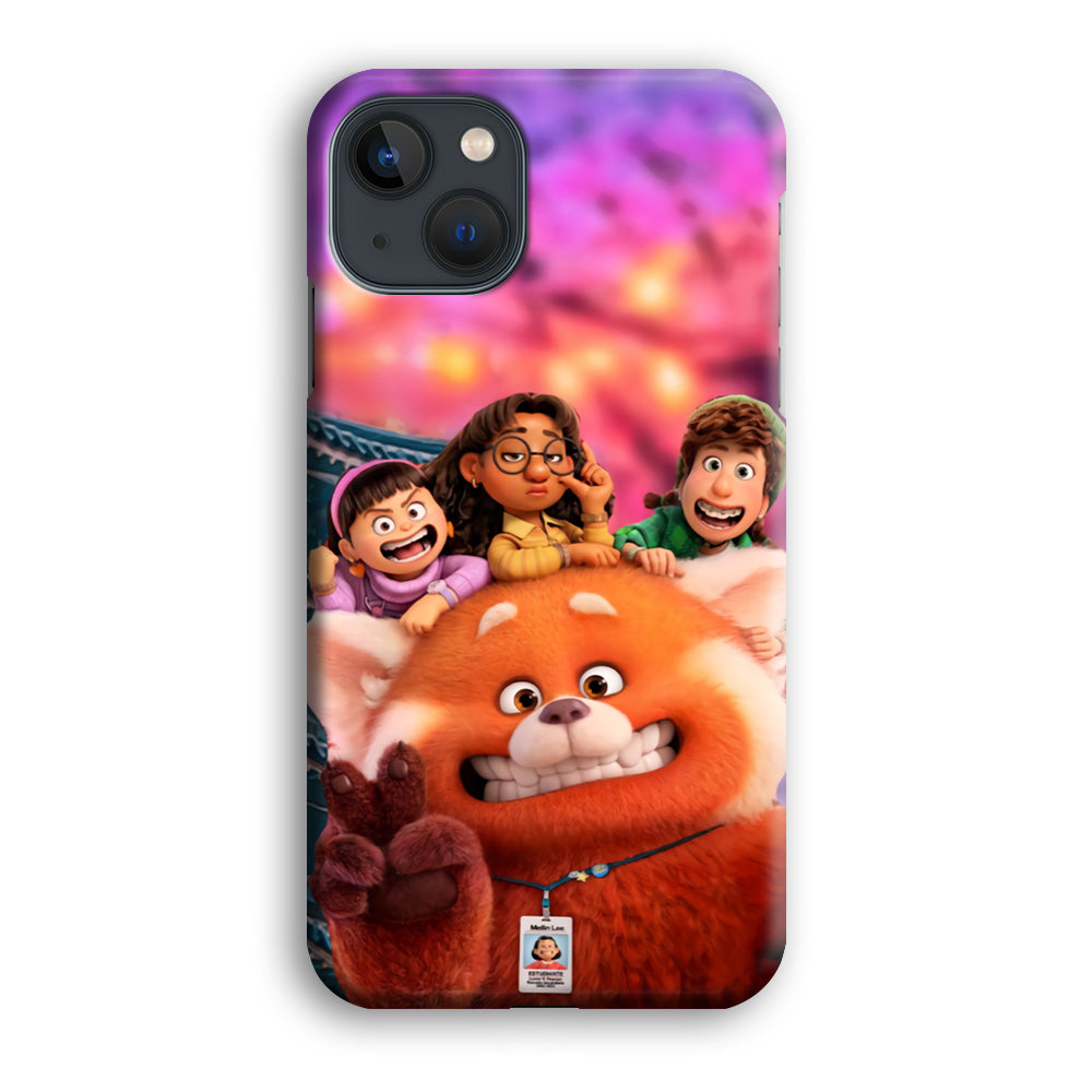 Turning Red Selfie iPhone 13 Case