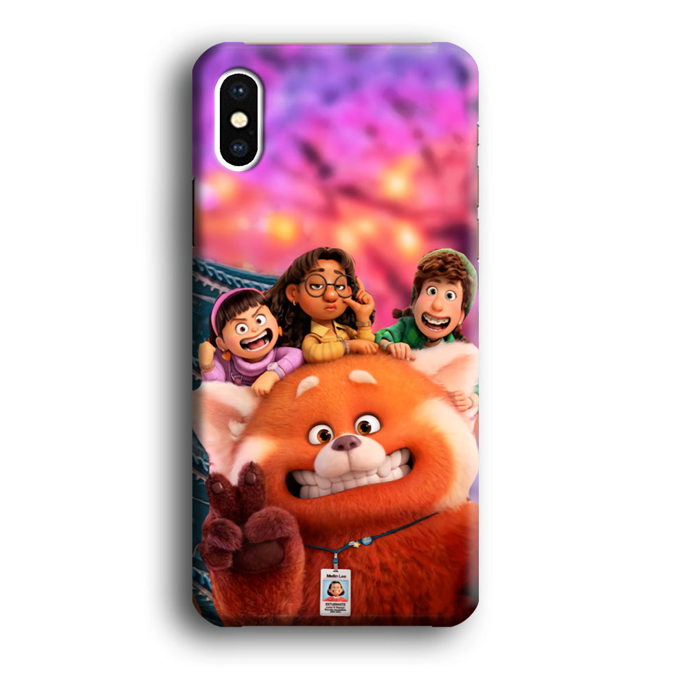 Turning Red Selfie iPhone X Case