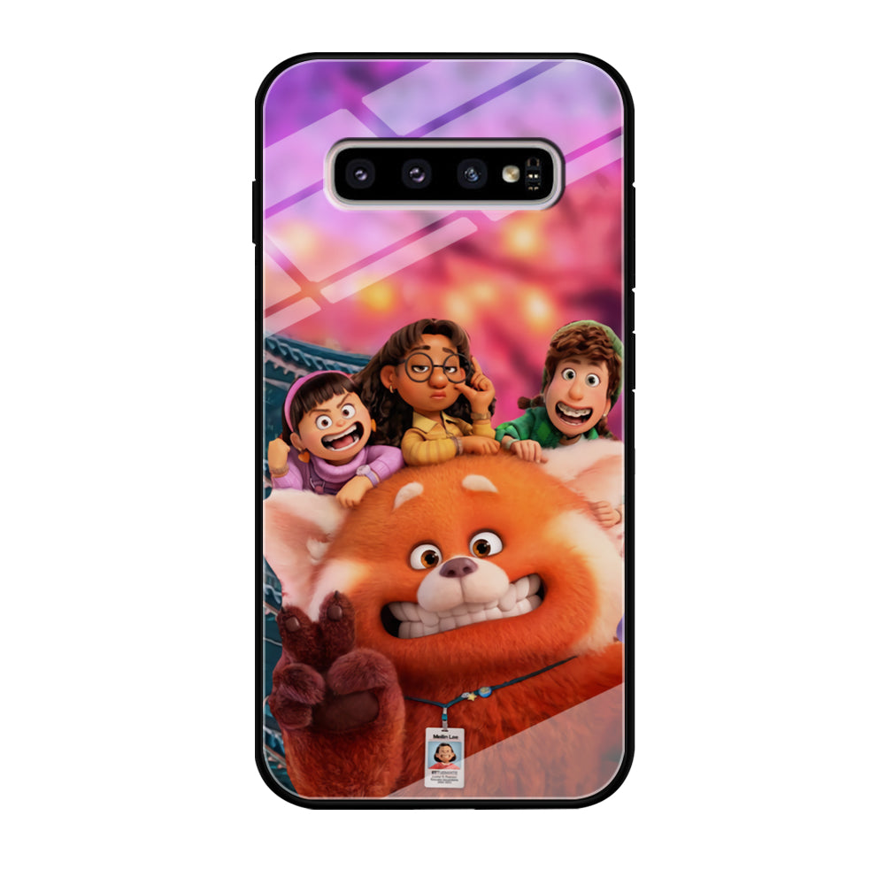 Turning Red Selfie Samsung Galaxy S10 Case