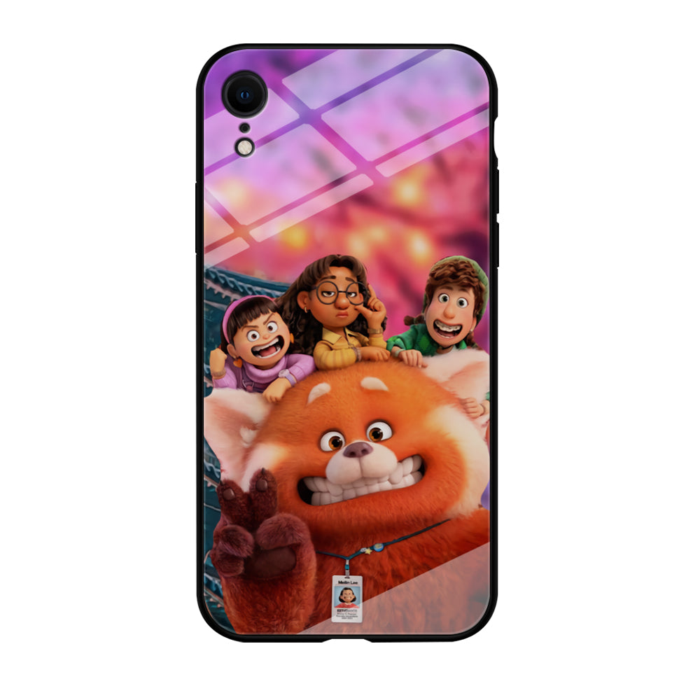 Turning Red Selfie iPhone XR Case