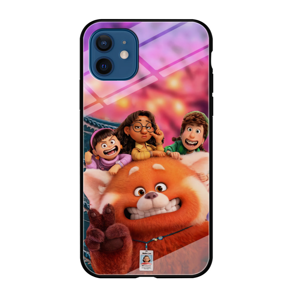 Turning Red Selfie iPhone 12 Case