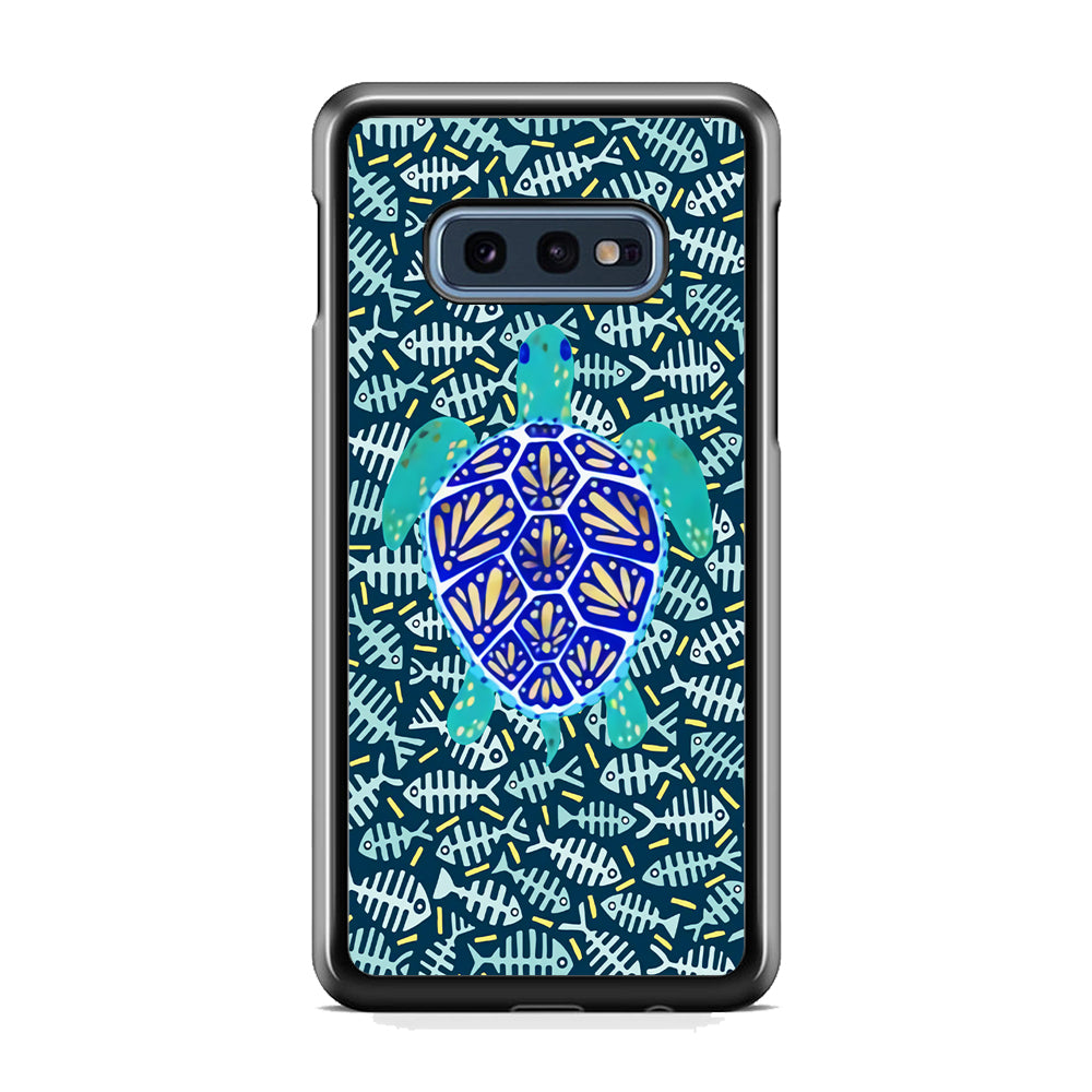 Turtles and Fish Bones Samsung Galaxy S10E Case