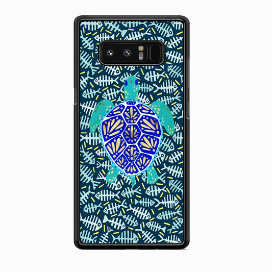 Turtles and Fish Bones Samsung Galaxy Note 8 Case