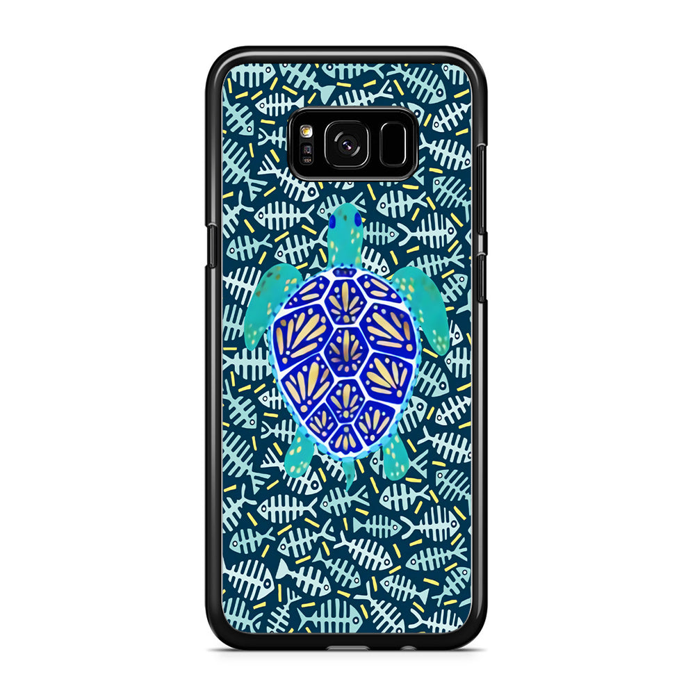 Turtles and Fish Bones Samsung Galaxy S8 Case