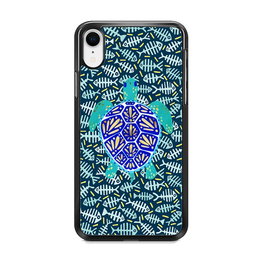 Turtles and Fish Bones iPhone XR Case