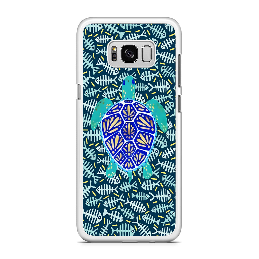 Turtles and Fish Bones Samsung Galaxy S8 Case