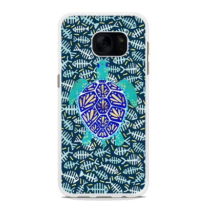 Turtles and Fish Bones Samsung Galaxy S7 Case