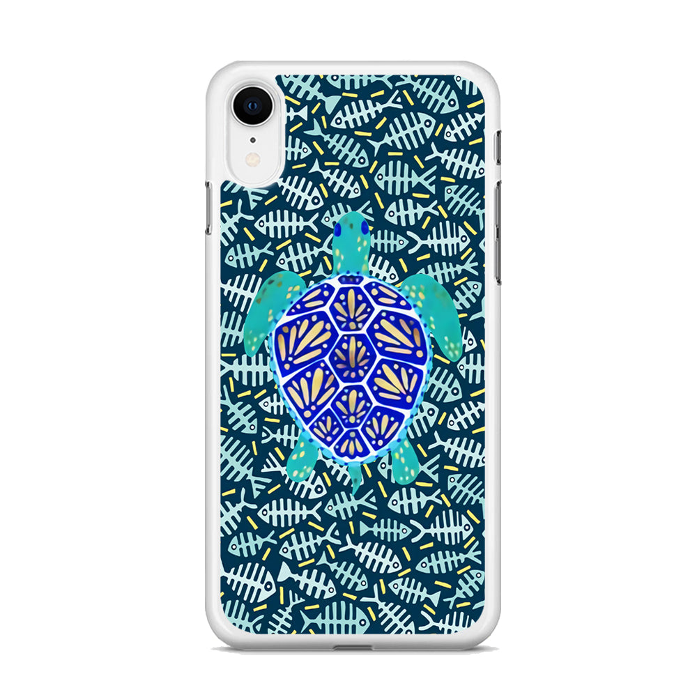 Turtles and Fish Bones iPhone XR Case