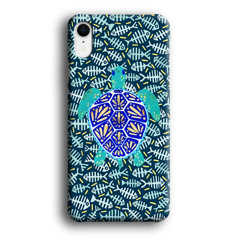 Turtles and Fish Bones iPhone XR Case
