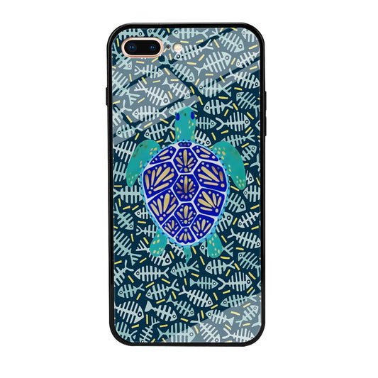 Turtles and Fish Bones iPhone 8 Plus Case