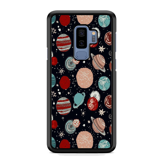 Universe Colorfull Planets Samsung Galaxy S9 Plus Case
