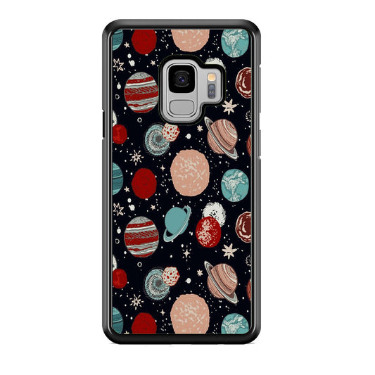 Universe Colorfull Planets Samsung Galaxy S9 Case
