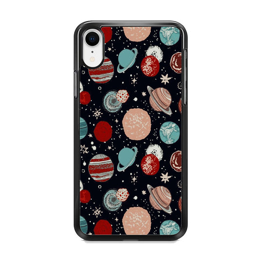 Universe Colorfull Planets iPhone XR Case
