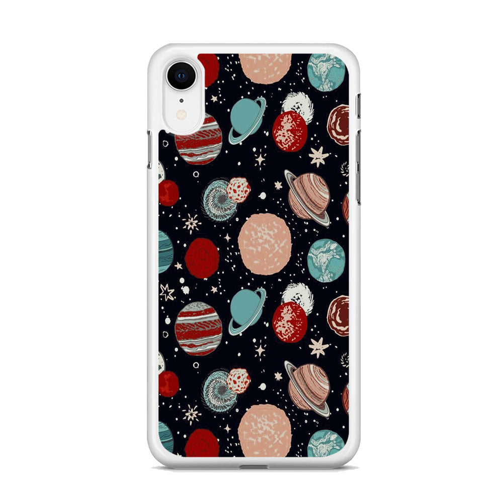 Universe Colorfull Planets iPhone XR Case