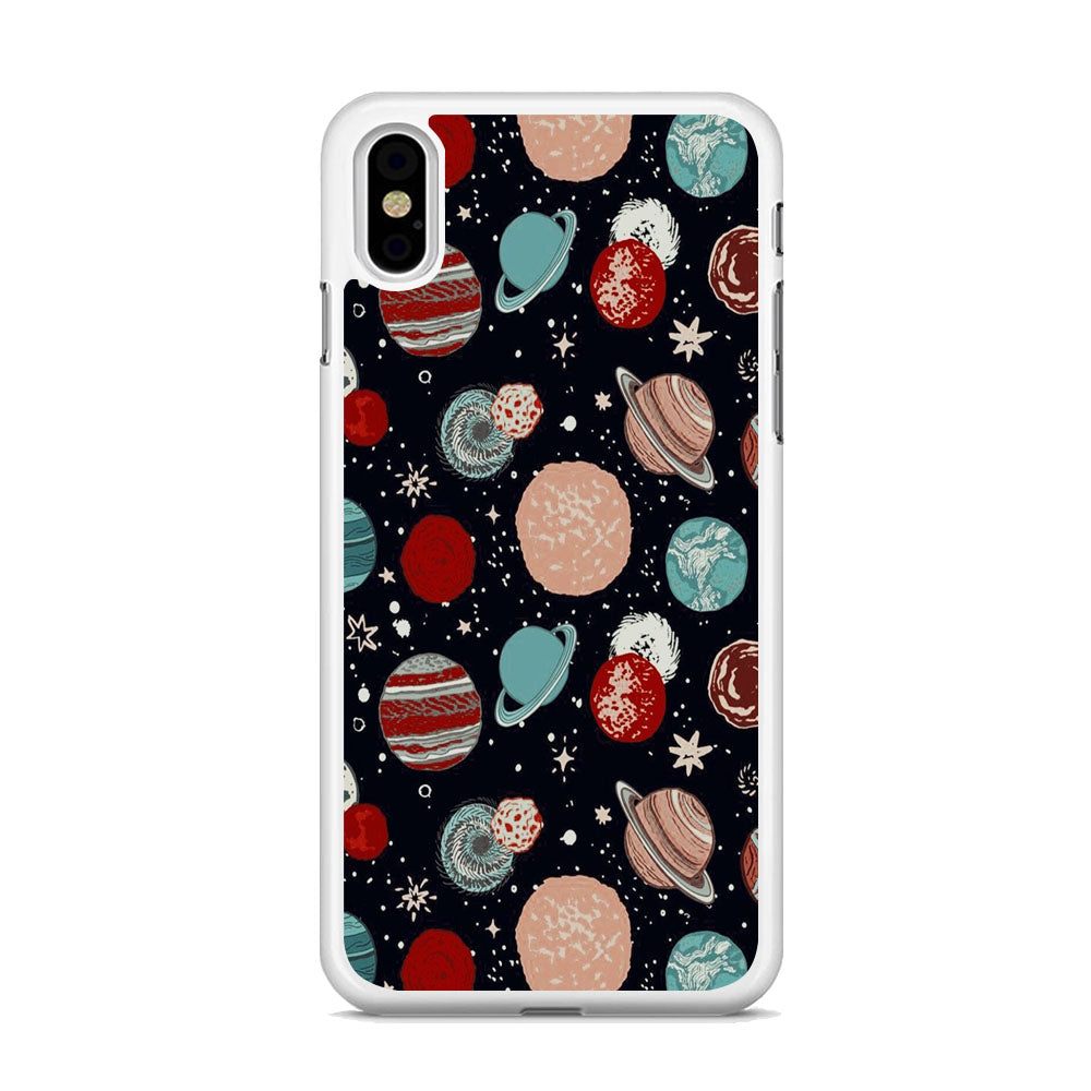 Universe Colorfull Planets iPhone XS MAX Case
