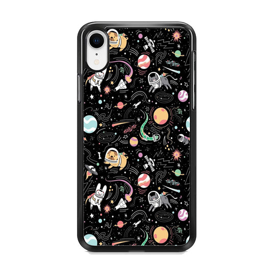 Universe Pets Playing Space iPhone XR Case