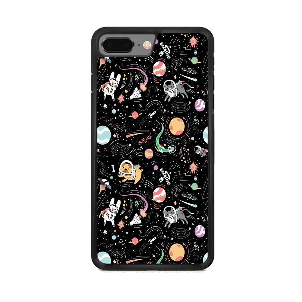 Universe Pets Playing Space iPhone 7 Plus Case