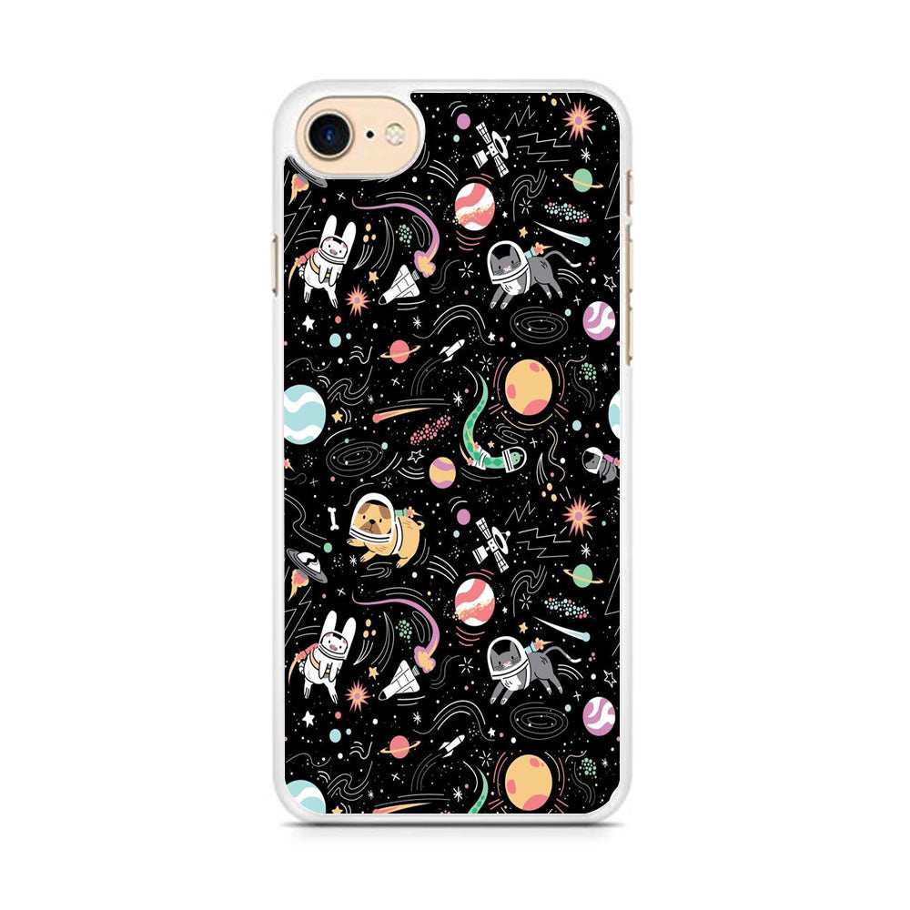 Universe Pets Playing Space iPhone 7 Case