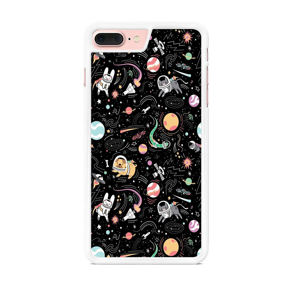 Universe Pets Playing Space iPhone 7 Plus Case