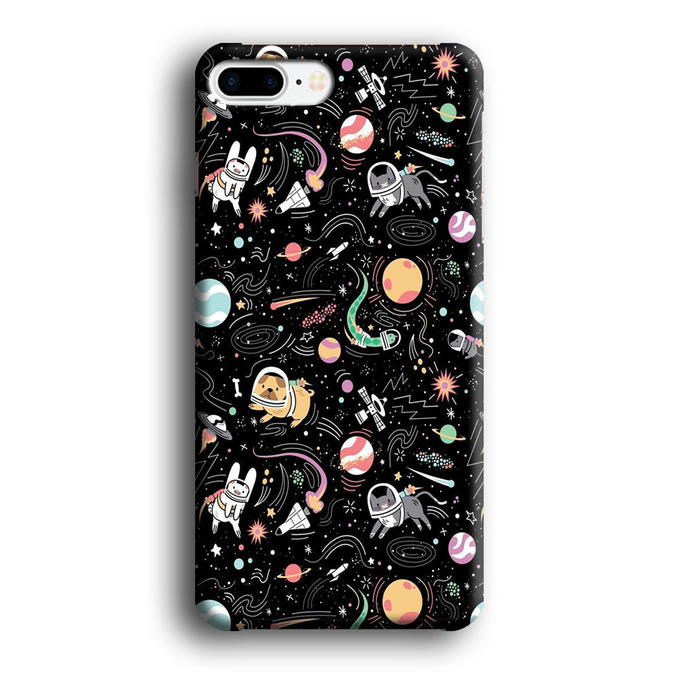 Universe Pets Playing Space iPhone 7 Plus Case