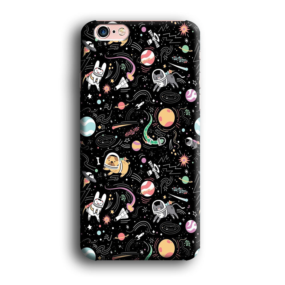 Universe Pets Playing Space iPhone 6 Plus | 6s Plus Case