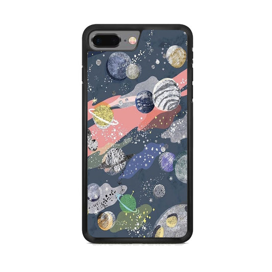 Universe Planet Collage iPhone 8 Plus Case