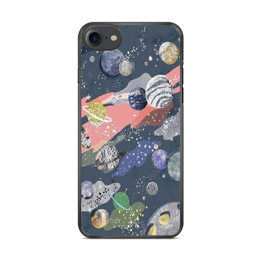 Universe Planet Collage iPhone 8 Case